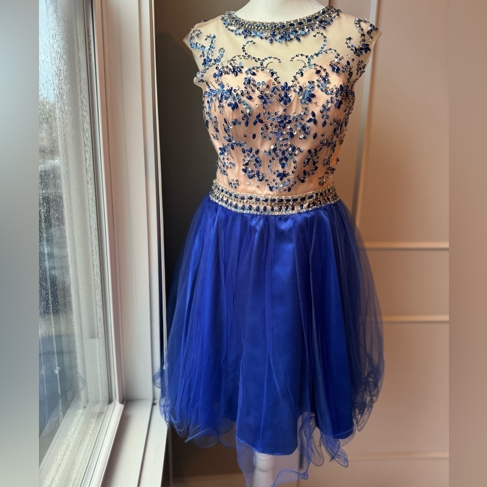 Homecoming Navy Blue Dress Size 4